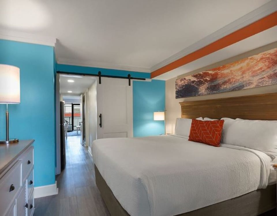 Bedroom. Interior and views may vary based on location and availability