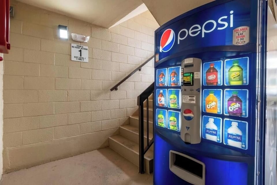 Pick up a quick drink before heading back to your room.