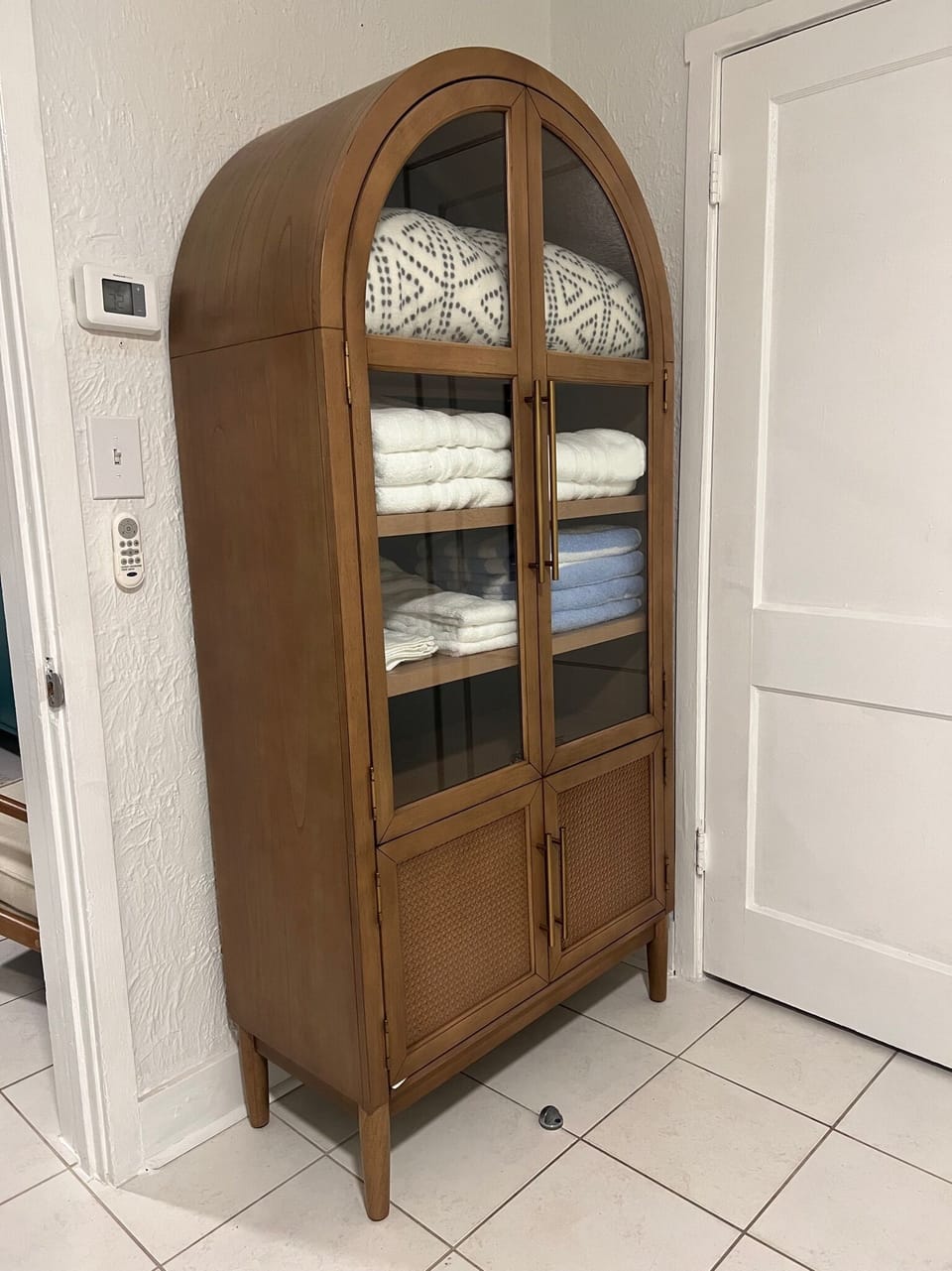 One of two armoires, one in each bedroom