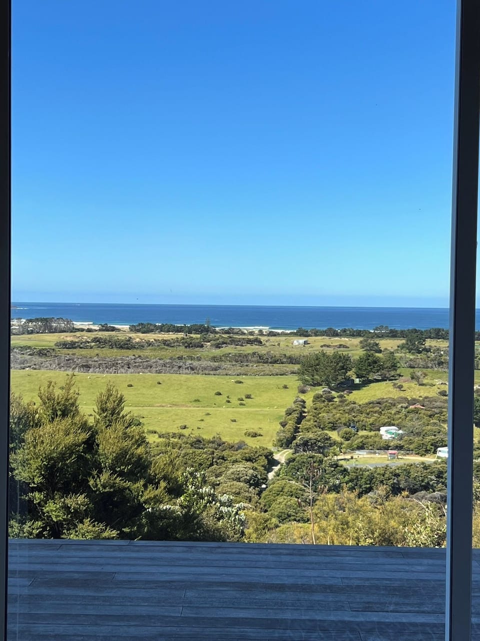 View to Kaitoke Beach from Beadroom 1