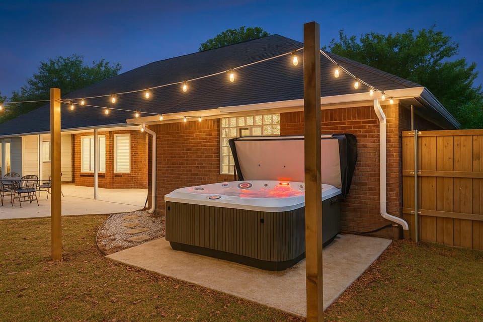 Backyard Hot Tub