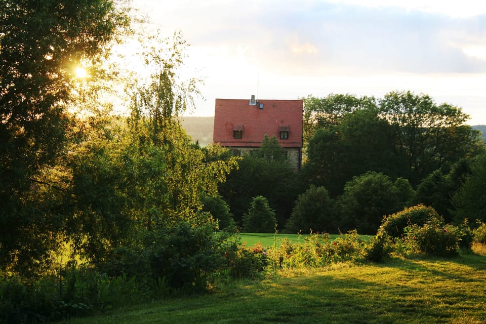 View of the back of the castle