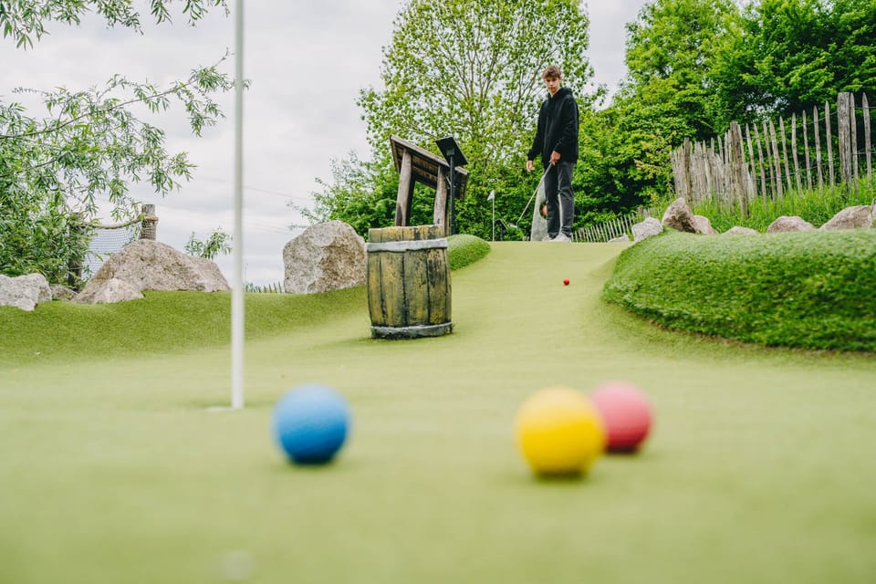 Adventure Golf near the castle