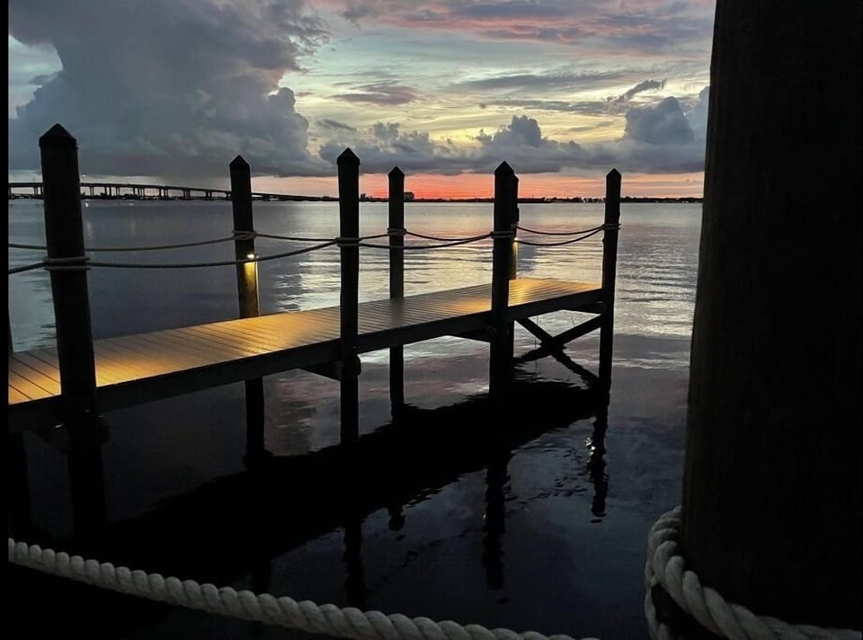 Sunset from the dock