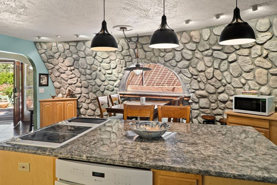 Kitchen view taken by laundry room