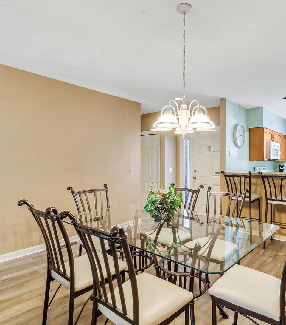 Dining area and kitchen