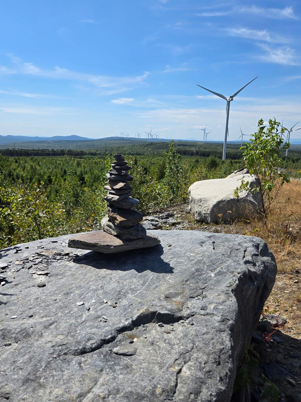 you can ride to the windmills from the cabin