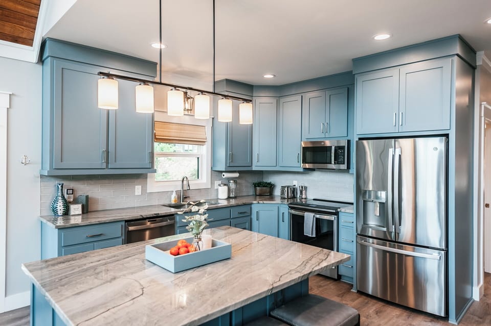 Fully stocked kitchen with everything you need to enjoy time at the lake