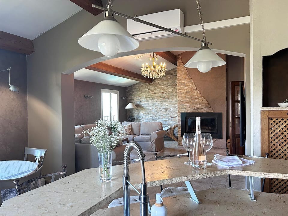 Open plan kitchen