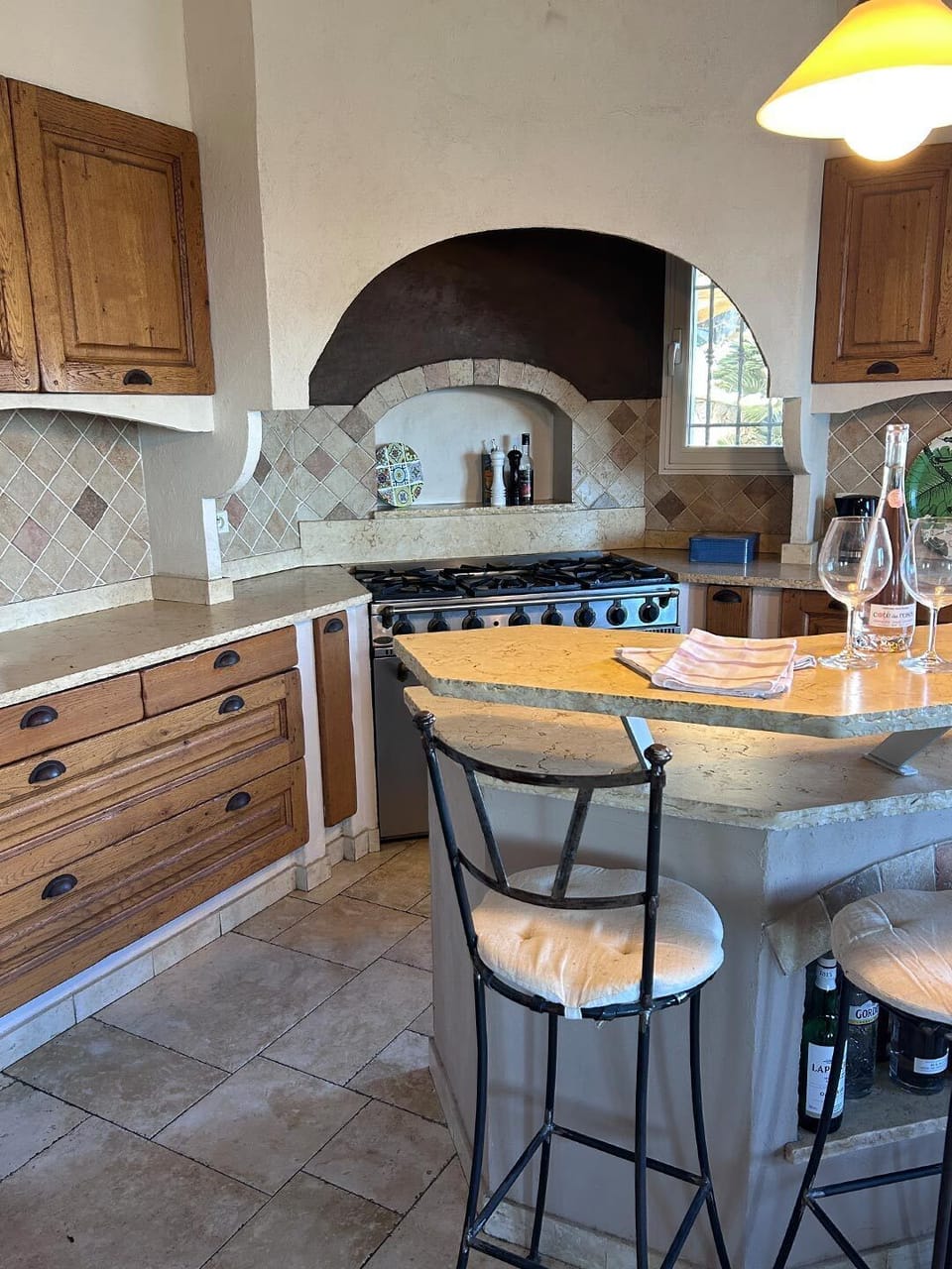 Open plan kitchen