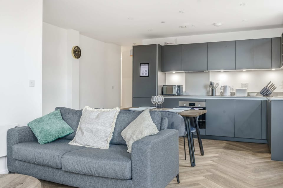 Living Space and Kitchenette