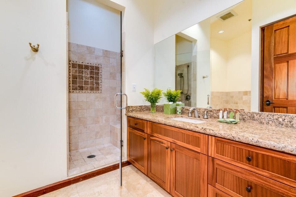 Secondary Bathroom with Separate Shower and Soaking Tub