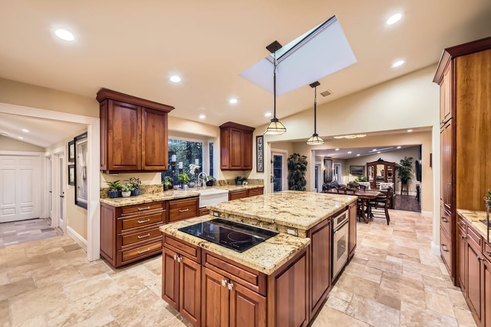 Induction cooktop and oven