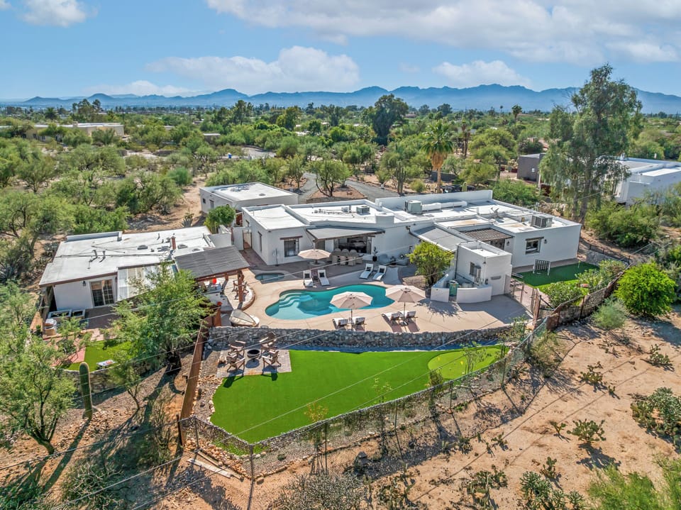 Aerial view of this stunning property!
