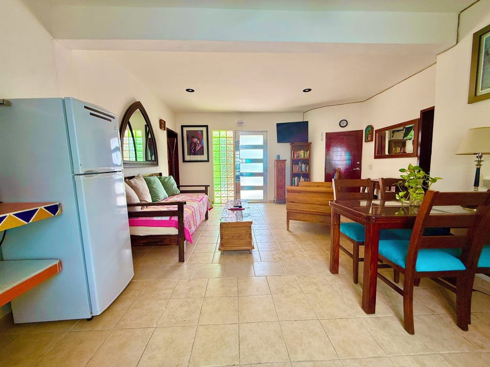 From the kitchen area.