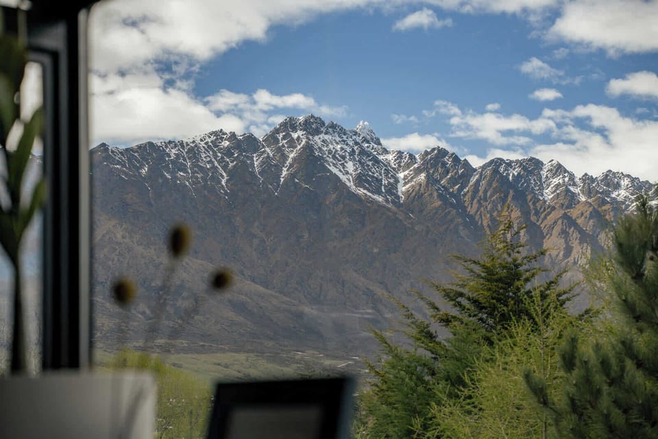 Mountain View Magic – The Remarkables framed perfectly from inside.