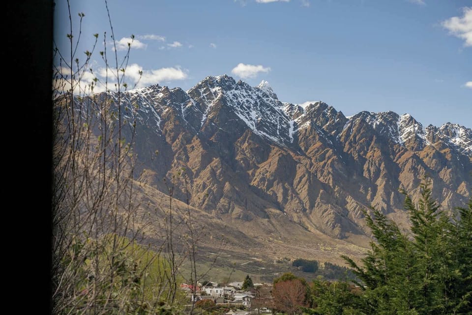 Majestic Peaks – Dramatic mountain views right from the property.