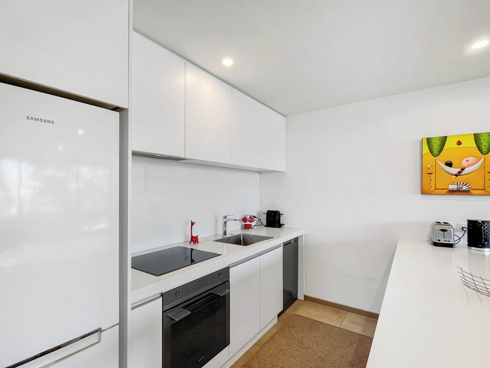 Bright kitchen with clean, modern finishes