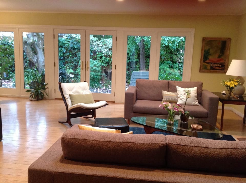 Living Room, with door to the garden.