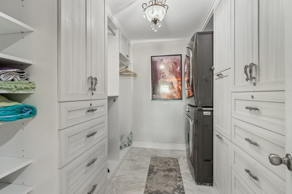 Large Laundry Area off of the Master Bathroom
