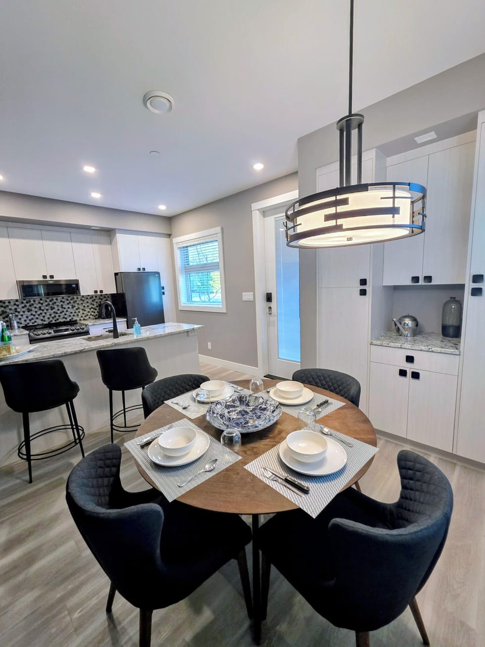 Open Concept Dining room.