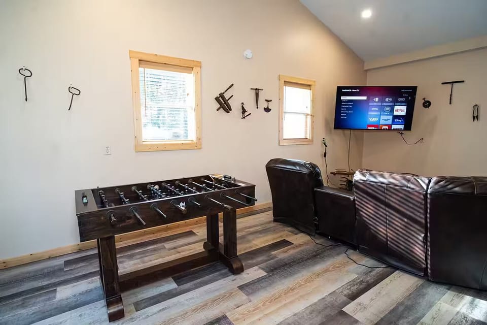 Living Area w/ Foosball Table