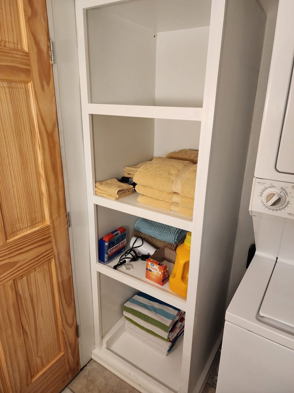 Bathroom storage area