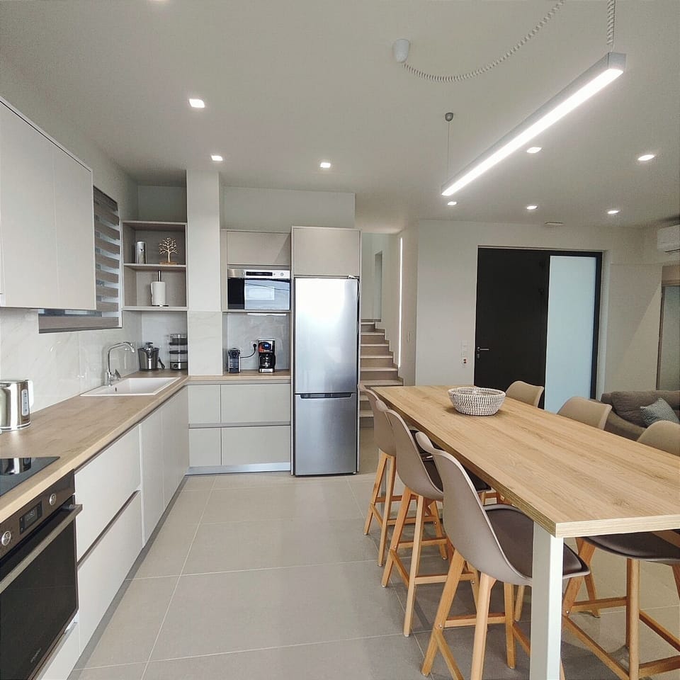 Arillas Villas Marilou Kitchen And Dining Area 