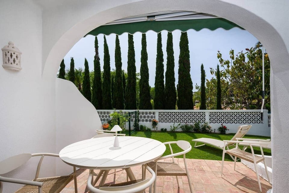 Hear the birds, soak up the sun, have breakfast or read a book in your secluded garden.