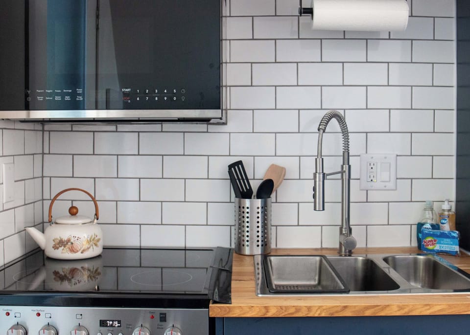 Compact kitchen packs a punch with all the essentials you need