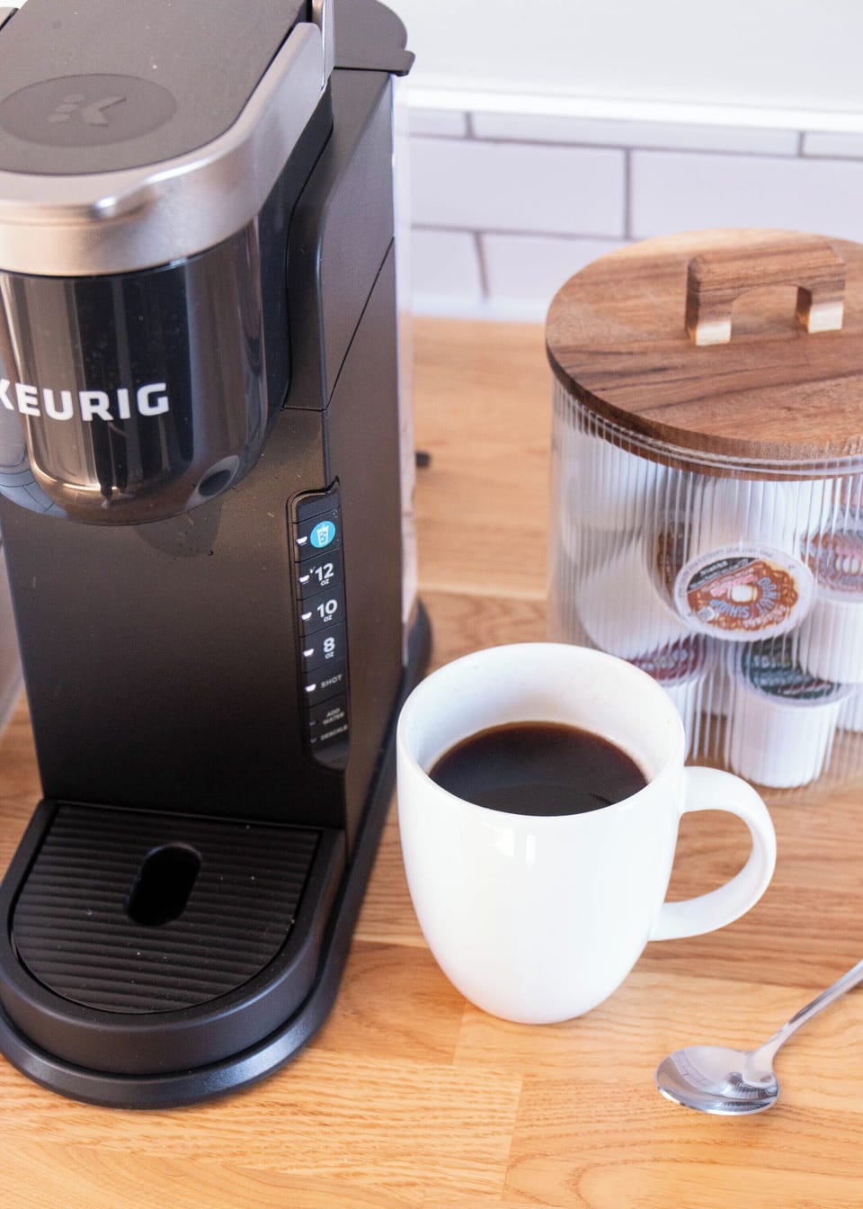 Start your day right with the Keurig and a selection of pods ready for brewing