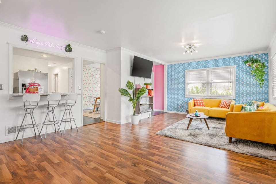Living Room  + Breakfast Bar