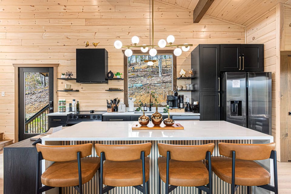 Fully equipped for everything from quick bites to long dinners.