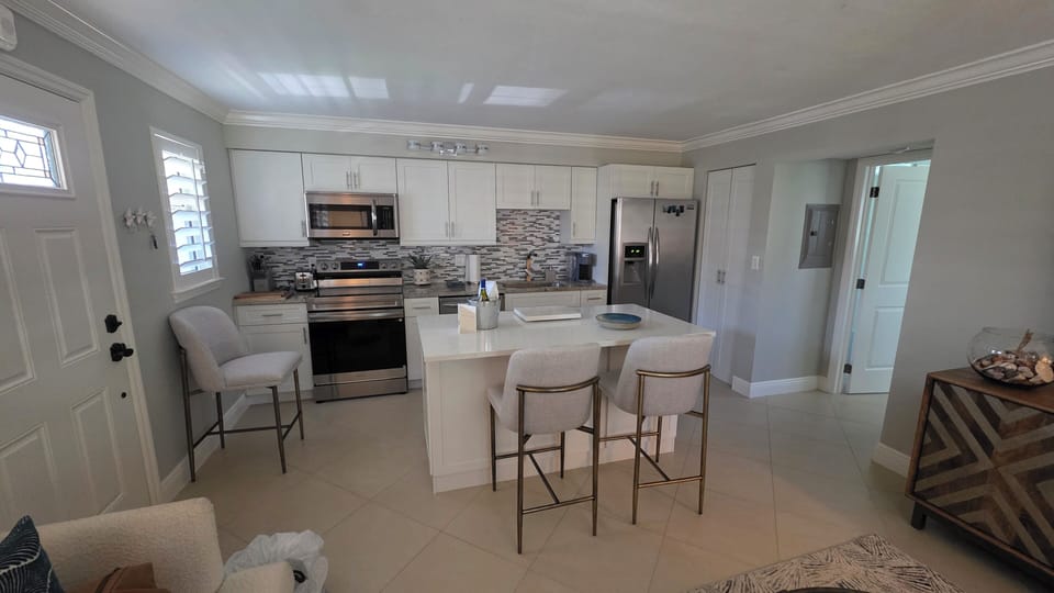 View of Kitchen from living room