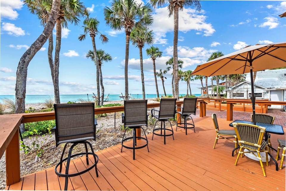 Settle into the captain's chairs and feel the breeze as waves glint under the bright sun.