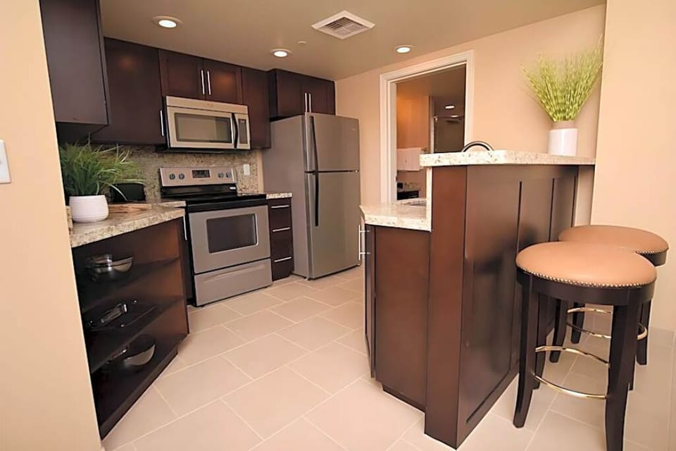 Your private kitchen for morning coffee or late-night snacks.