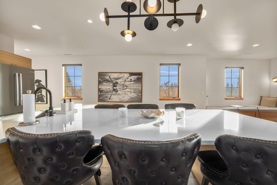 Elevated dining space to enjoy your meals.