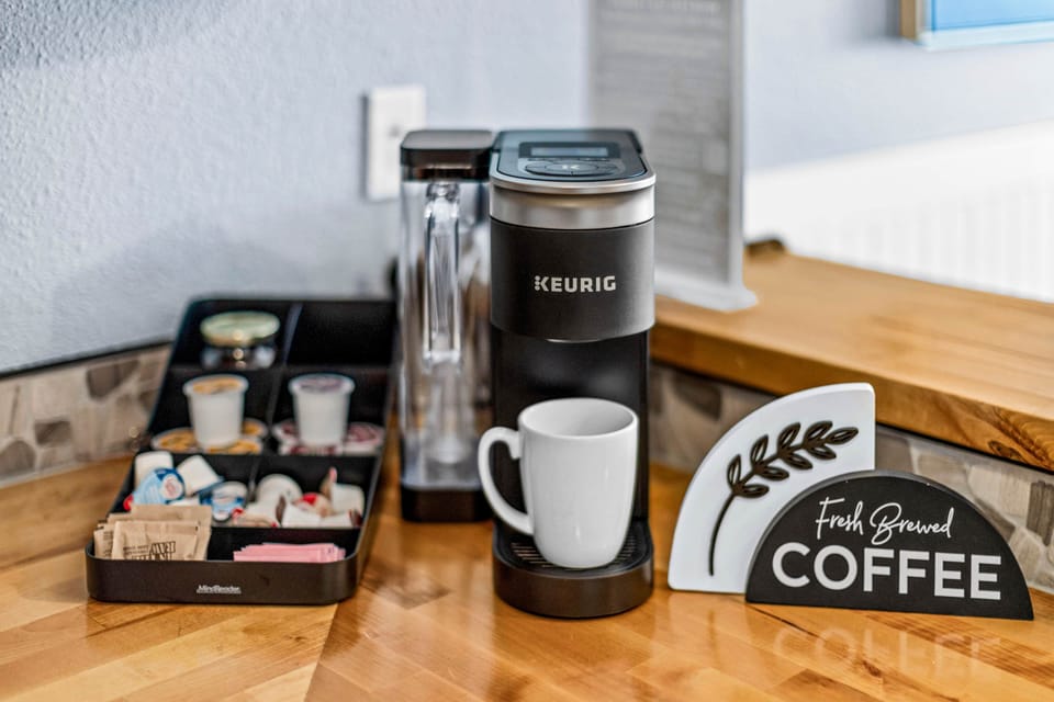 coffee corner—sweet, creamy, and ready anytime