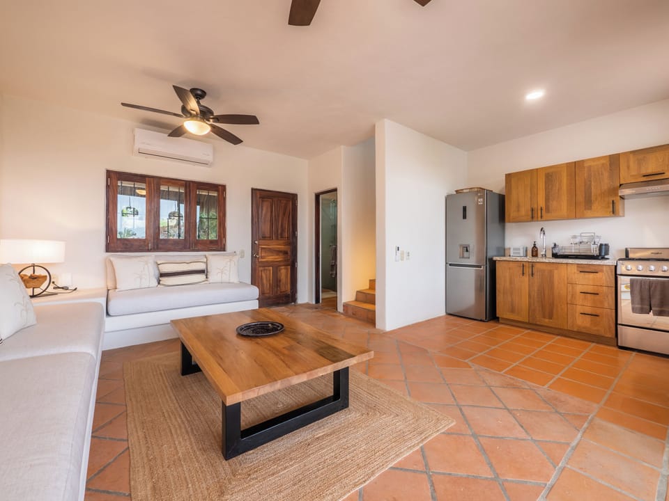Casita Living Room and Kitchenette.