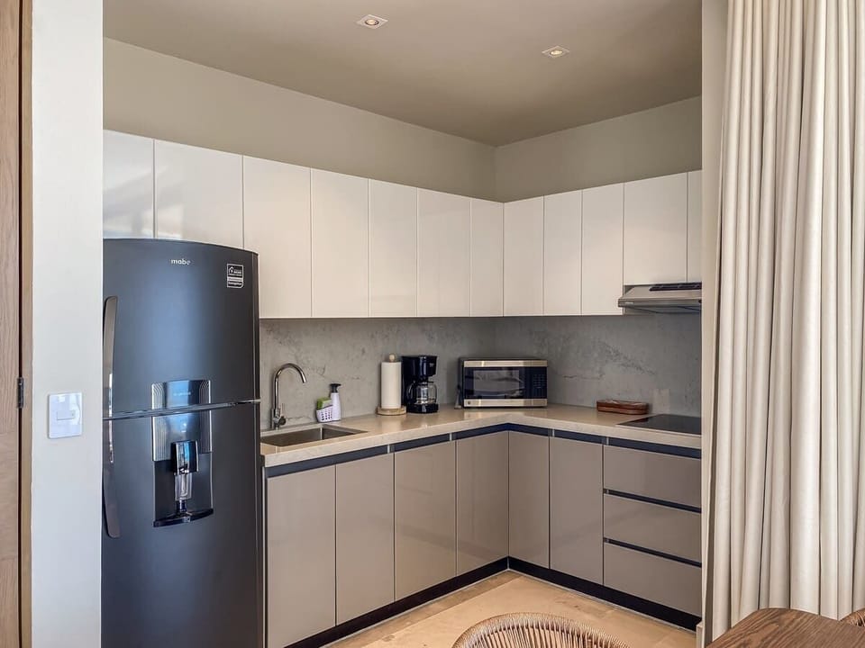 Gourmet kitchen with premium appliances