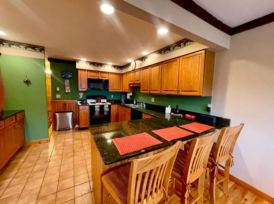 Our kitchen, with everything needed for those special meals!