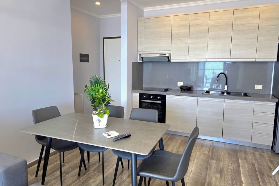 Kitchen and dining area