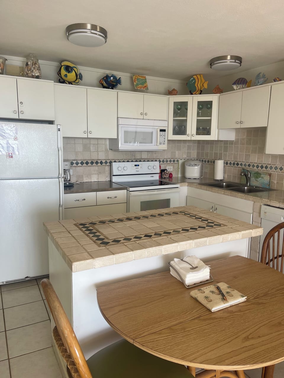 Kitchen with comforts of home