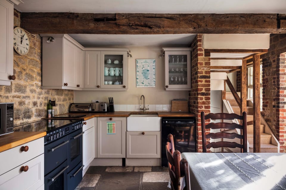 Kitchen area in The Barn 