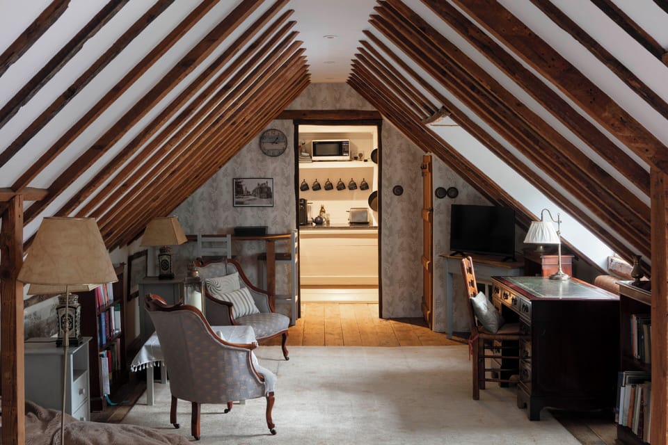 View towards the kitchenette in The Loft 