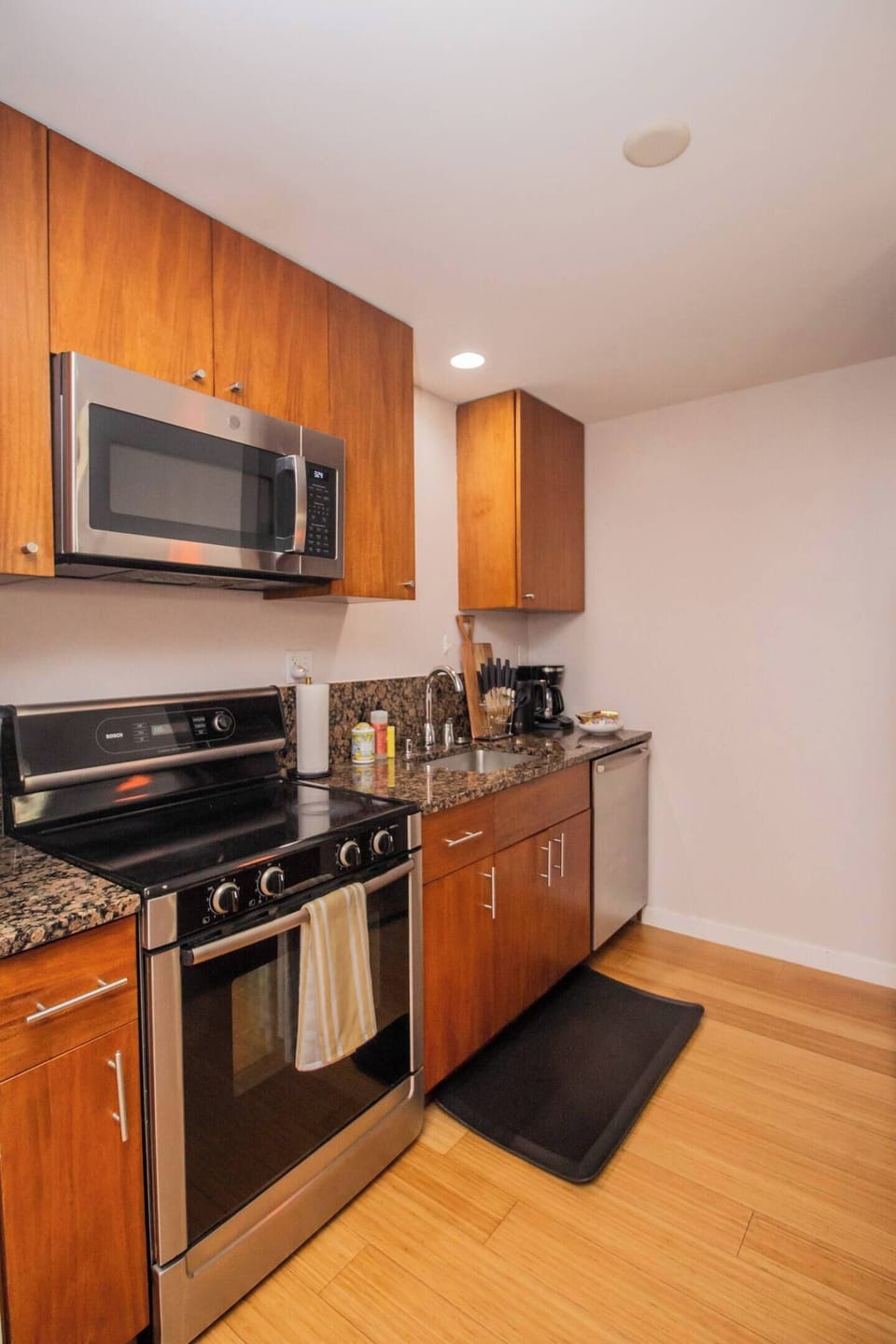Glass Top Range, Dishwasher and Microwave all included in kitchen