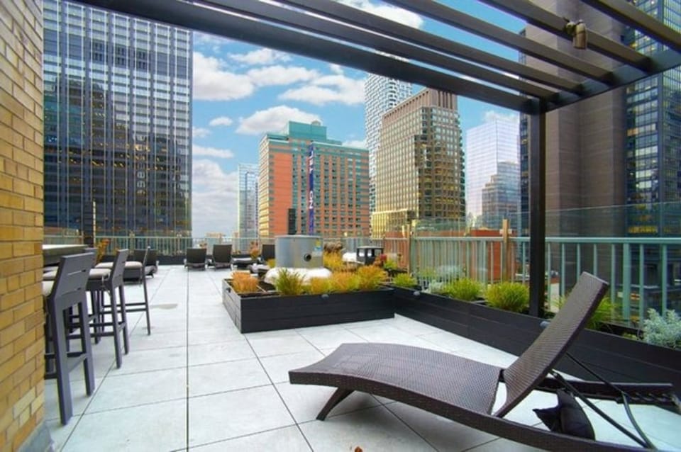 Roof deck with spectacular views