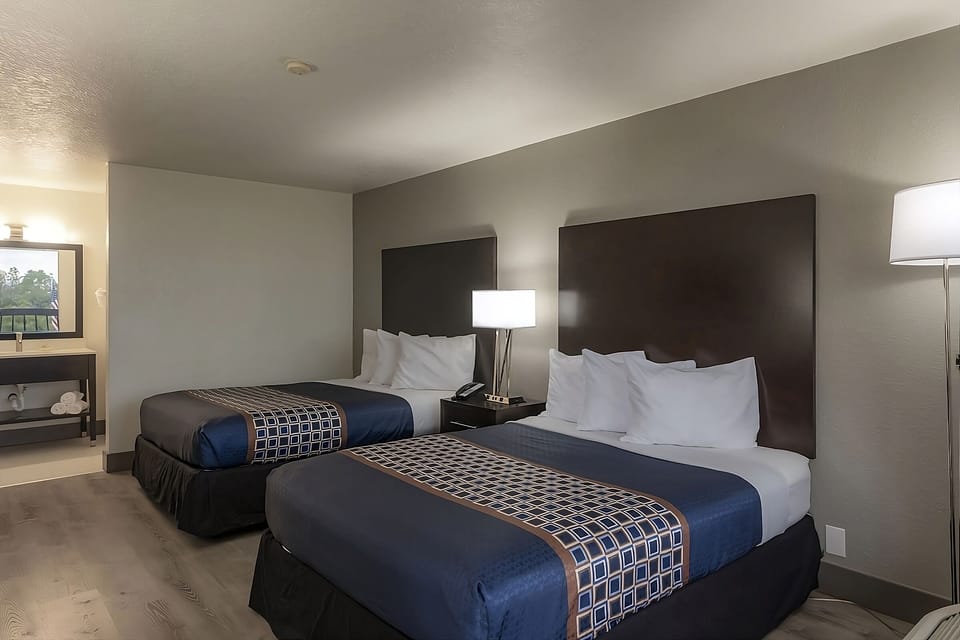 Bedroom. Interior and views may vary based on location and availability.