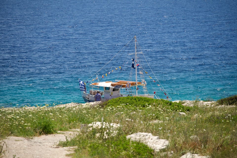 Rugged coastline of the local area