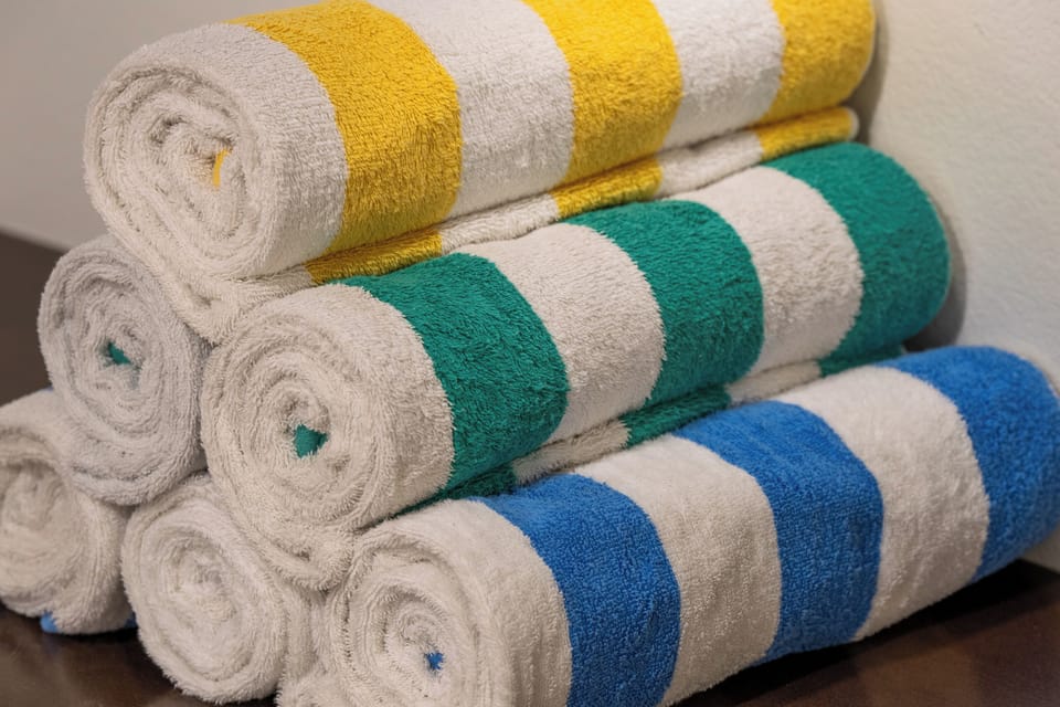 Pool towels are available for everyone!